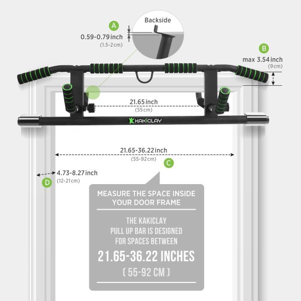 2024 Upgrade Multi-Grip Pull Up Bar with Smart Larger Hooks Technology - USA Original Patent, Designed, Shipped, Warranty - Image 5