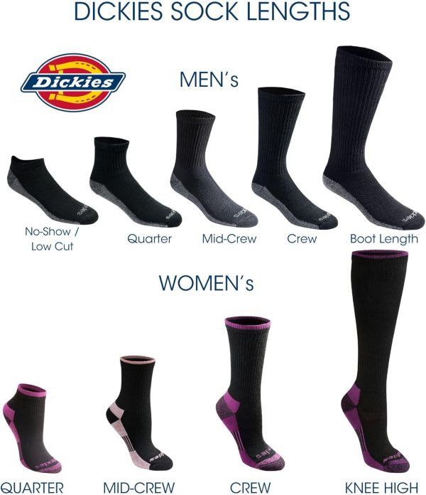 Men's Dri-Tech Moisture Control Crew Socks, Available in M-XXL (6, 12, 18 Pairs) - Image 5