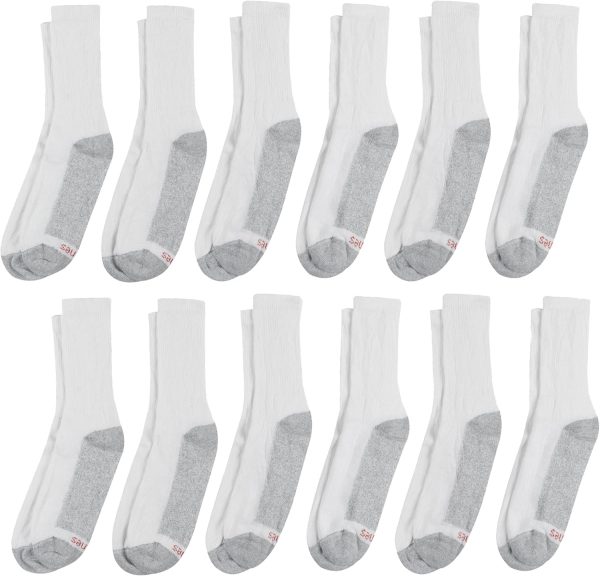 Men's Double Tough Crew Socks, 12-Pair Pack - Image 6